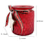 Homespun Red Metallic Glass Candle Holder, 3x3.5