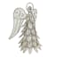 Golden Noel Metal Angel Figurine, 13"