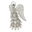 Golden Noel Metal Angel Figurine, 13"