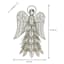 Golden Noel Metal Angel Figurine, 13"