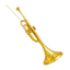 Gilded Evergreen Musical Instruments