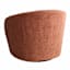 Chloe Swivel Accent Chair, Terracotta
