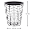 Brody Accent Table, Black