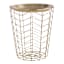 Brody Accent Table, Gold