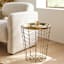 Brody Accent Table, Gold