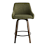 Tinsley Swivel Counter Stool, Green