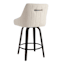 Tinsley Swivel Counter Stool, Beige