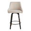Tinsley Swivel Counter Stool, Beige