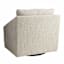 Loren Swivel Accent Chair, Stone