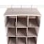 REAL SIMPLE 24-Pocket Adjustable Fabric Hanging Closet Organizer