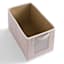 REAL SIMPLE Fabric Closet Storage Bin with Handle