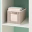 REAL SIMPLE Fabric Closet Storage Bin with Handle