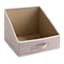 REAL SIMPLE Open Front Fabric Closet Storage Bin with Handle