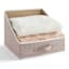 REAL SIMPLE Open Front Fabric Closet Storage Bin with Handle