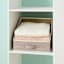 REAL SIMPLE Open Front Fabric Closet Storage Bin with Handle