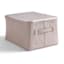 REAL SIMPLE Double Zip Collapsible Fabric Closet Storage Bin, Small