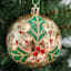 6-Count Mercury Round Ornament, 80MM