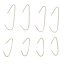 150-Count Gold Ornament Hooks