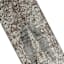 (D393) Grey & White Antique Medallion Runner, 2x7