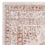 (B657) Blue & Ivory Faded Traditional Medallion Design Area Rug, 5x8