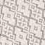 (A463) Raymond Ivory & Dark Grey Moroccan Styled Area Rug, 5x8
