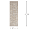 (B764) Kari Taupe & Rust Runner, 2x7