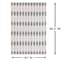 (D613) Tracey Boyd Palermo Grey & White Washable Area Rug, 5x8