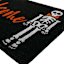 Happy Haunting Welcome Skeleton Printed Coir Mat, 18x30
