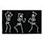 Dancing Skeletons Printed Coir Mat, 18x30