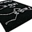 Dancing Skeletons Printed Coir Mat, 18x30