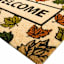 Welcome Fall Leaves Coir Mat, 18x30
