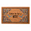 Midnight Shadows Come in for a Bite Coir Mat, 18x30