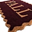 Fall Scalloped Edge Coir Mat, 18x30