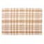 Neutral Plaid Layering Mat, 24x36