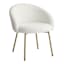 Jasmine Accent Chair, White