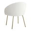 Jasmine Accent Chair, White