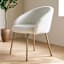Jasmine Accent Chair, White