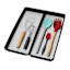 2-Compartment Black Cutlery Tray