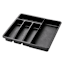 Black Expandable Cutlery Tray