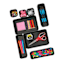 8-Piece Black Interlocking Bin Pack