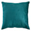 Found & Fable Teal Velvet Beaded Throw Pillow, 18"