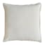 Providence Cream Cotton Velvet Throw Pillow, 18"