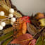 Brown Magnolia Leaf Wreath, 24"