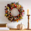 Brown Magnolia Leaf Wreath, 24"