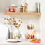 REAL SIMPLE White Ceramic Oil Bottle, 13oz