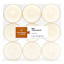 Honeybloom 9-Pack Unscented Tealight Candles, Ivory