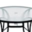 Woodhill Round Patio Dining Table, Black