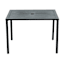 Grammercy Square Patio Dining Table, Black