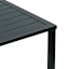 Grammercy Square Patio Dining Table, Black