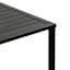 Grammercy Rectangle Patio Dining Table, Black